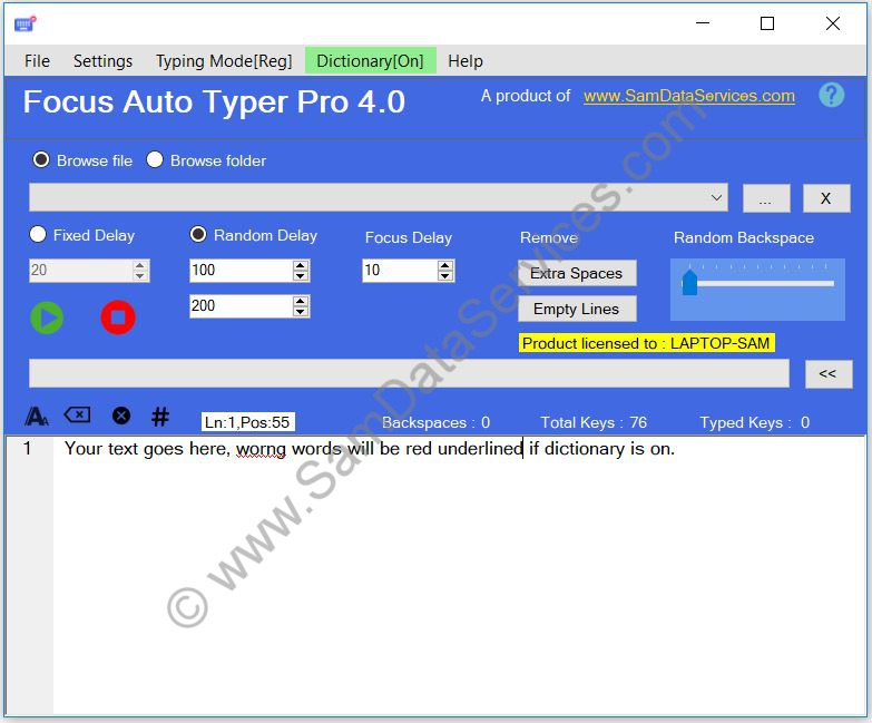 Focus Auto Typer Pro