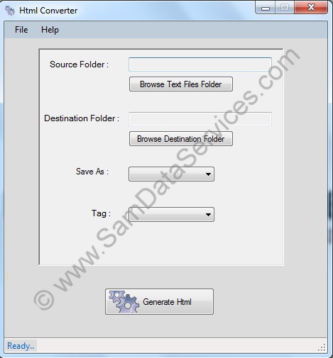 HTML Tagging Conversion Software