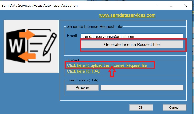 activate text to load converter demo