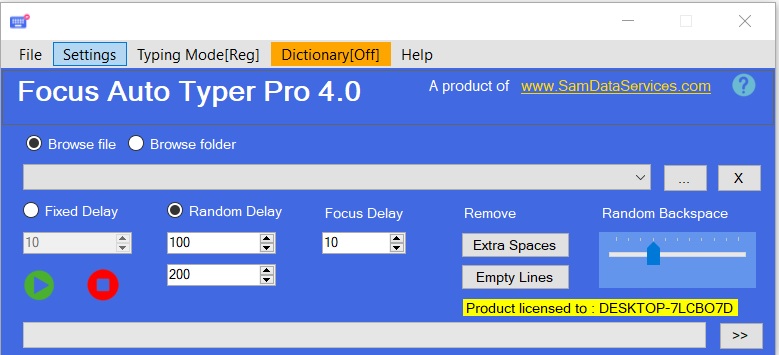 focus auto typer software