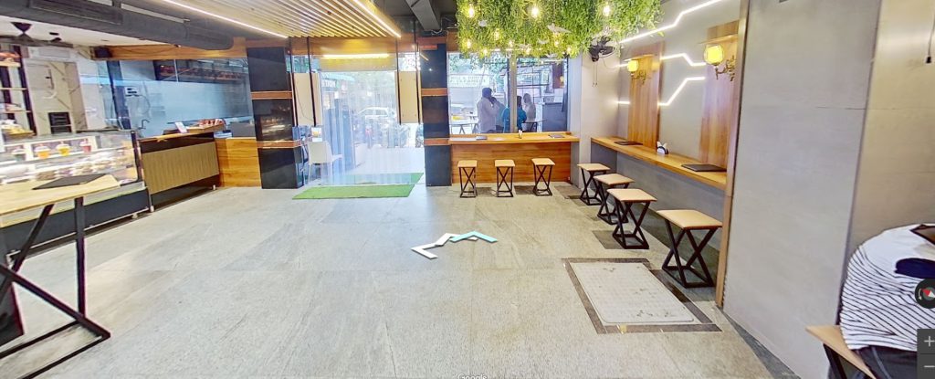 google 360 virtual tour of a restaurant 